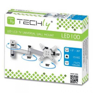 TECHly ICA-LCD-104 TV fali tartó 33,0 cm (13) - 76,2 cm (30) Dönthető + forgatható