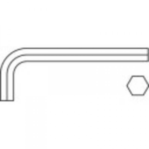 Hatszögkulcs, metrikus 3 mm-es Toolcraft 112855