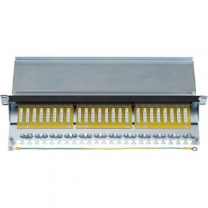 24 port 24 portos patchpanel CAT 6A 48,26 cm (19), renkforce