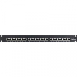 24 port 24 portos patchpanel CAT 6A 48,26 cm (19), renkforce