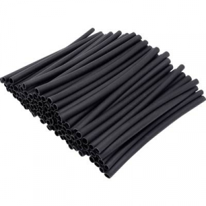 TRU COMPONENTS T1807CA006A Zsugorcső ragasztóval Fekete 1.60 mm Zsugorodási arány:3:1 100 db