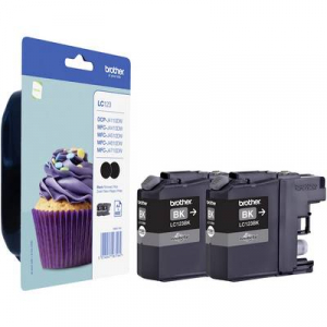 Brother Tinta LC-123BK Eredeti Dual Fekete LC123BKBP2DR