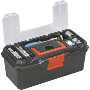 Műanyag szerszámosláda 320 x 150 x 135 mm Alutec 56250