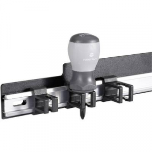 Csavarhúzó tartó alumínium léc, 435 mm x 48 mm, Toolcraft 886887