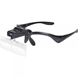Profi LED-es nagyítós szemüveg, TOOLCRAFT 450989