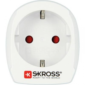 Skross 1.500203-E Úti adapter CA EU to USA