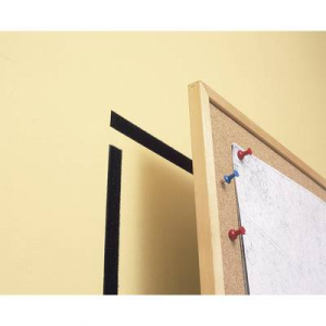 Tesa öntapadós tépőzár, tépőzáras ragasztószalag 1000 mm x 20 mm fekete TESA On & Off 55224-00-01