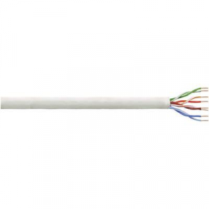 LogiLink CPV0022 Hálózati kábel CAT 6 U/UTP 4 x 2 x 0.13 mm2 Szürke 305 m