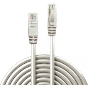 RJ45 Hálózat Csatlakozókábel CAT 6 U/UTP 5.00 m Szürke Védővel LINDY