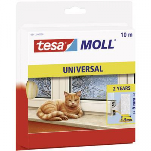 Univerzális habanyag tömítő, Tesamoll® (H x Sz) 10 m x 9 mm, fehér Habanyag TESA, tartalom: 1 tekercs