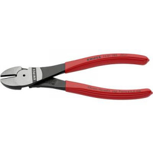 Erőkímélő oldalcsípőfogó, közepes/kemény/zongora huzal max.: O 3,8/2,7/2,2 mm, Knipex 74 01 180