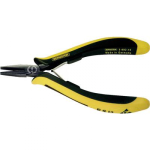 Lapos fogó, 130 mm, Bernstein EUROline-Conductive 3-682-15