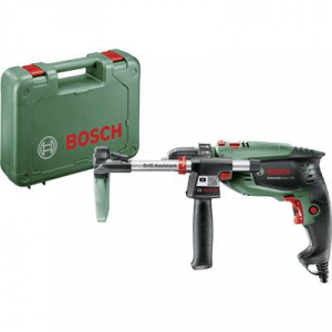 Bosch Home and Garden UniversalImpact 700 1 sebességfokozat-Ütvefúrógép 701 W Hordtáskával, Fúrósegéddel