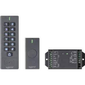 Sygonix SY-4500816 Kódzár Felületi szerelés 12 V/DC IP65 (előlapi szerelés) Megvilágított billentyűzettel