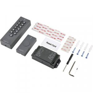 Sygonix SY-4500816 Kódzár Felületi szerelés 12 V/DC IP65 (előlapi szerelés) Megvilágított billentyűzettel