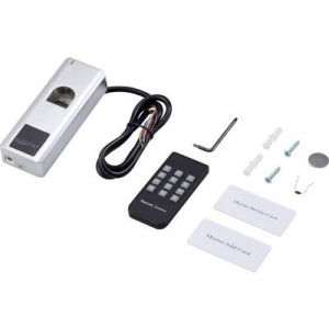 Ujjlenyomat és RFID beléptető rendszer, falra szerelhető, 12 V/DC IP66, Sygonix SY-3776414