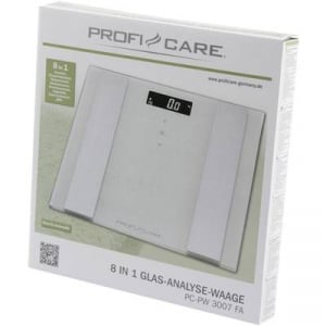 Profi-Care PC-PW 3007 FA Analizáló mérleg Mérési tartomány (max.)=180 kg Fehér