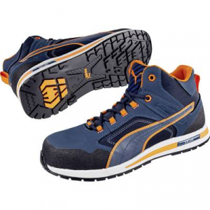 PUMA Safety Crosstwist Mid 633140-42 Biztonsági csizma S3 Méret: 42 Kék, Narancs 1 pár