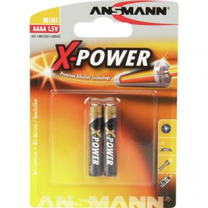 Speciális alkál mangán mini (AAAA) elem, Ansmann X-Power 1.5 V 2 db