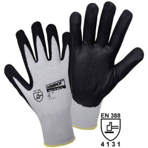 L+D worky FOAM Nylon NITRILE 1158-10 Nylon Munkakesztyű Méret (kesztyű): 10, XL EN 388 CAT II 1 pár