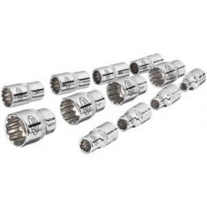 Sokszögű dugókulcsfej készlet 6,3 mm (1/4'' ), 12 részes, Vigor V1897