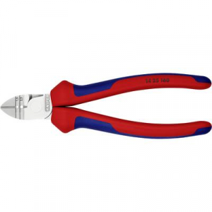 Huzalcsupaszító-oldalcsípőfogó, lágy/közepes huzal: 2,5/1,5 mm, Knipex 14 25 160