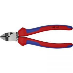 Huzalcsupaszító-oldalcsípőfogó, lágy/közepes huzal: 2,5/1,5 mm, Knipex 14 22 160