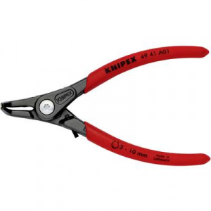 Precíziós Seeger-gyűrű fogó külső gyűrűkhöz (tengelyek) 130 mm, 90°-ban hajlított, Knipex 49 41 A01