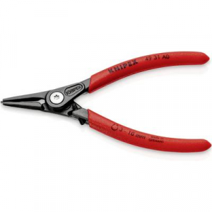 Precíziós Seeger-gyűrű fogó külső gyűrűkhöz (tengelyek) 140 mm, egyenes, Knipex 49 31 A0