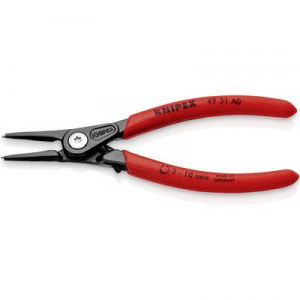 Precíziós Seeger-gyűrű fogó külső gyűrűkhöz (tengelyek) 140 mm, egyenes, Knipex 49 31 A0