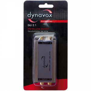 RCA zajszűrő, földhurok leválasztó izolátor Dynavox GLI 2.1