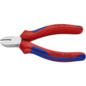 Oldalcsípőfogó, lágy/közepes/kemény huzal max.: O 3/2,3/1,5 mm, Knipex 70 05 125