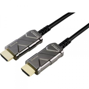 SpeaKa Professional HDMI Csatlakozókábel [1x HDMI dugó - 1x HDMI dugó] 15.00 m Fekete