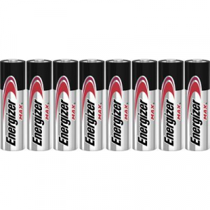 Ceruzaelem AA, alkáli mangán, 1,5V, 8 db, Energizer Max LR06, AA, LR6, AAB4E, AM3, 815, E91, LR6N