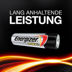 Ceruzaelem AA, alkáli mangán, 1,5V, 8 db, Energizer Max LR06, AA, LR6, AAB4E, AM3, 815, E91, LR6N