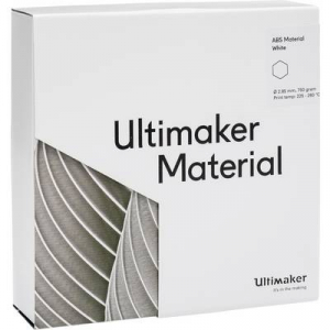 Ultimaker ABS - M2560 White 750 - 206127 3D nyomtatószál ABS műanyag 2.85 mm Fehér 750 g