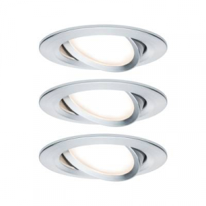 Beépíthető lámpa 3 részes készlet LED LED 19.5 W Paulmann 93451 Nova Alumínium