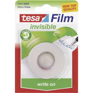 Írható ragasztószalag Tesafilm® Invisible 10 m x 19 mm, 1 tekercs, TESA 57477