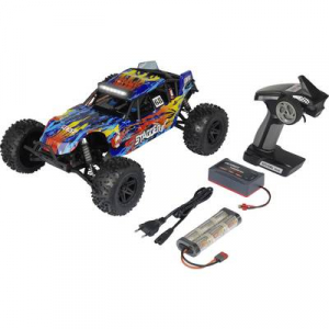 Reely Stagger Brushed 1:10 RC modellautó Elektro Buggy 4WD 100% RtR 2,4 GHz Akkuval, töltőkészülékkel és adóakkukkal
