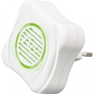 Elektromos szúnyogriasztó éjszakai fénnyel 65 x 65 x 68 mm fehér Gardigo Mosquito-Repellent LED 66993