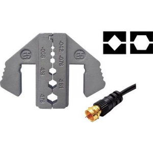 Krimpelő betét koax csatlakozókhoz LWL dugó RG174, RG179, RG8218 TOOLCRAFT 1423401