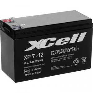 Ólom zselés akku AGM 12 V 7 Ah 151 x 94 x 65 mm XCell XP712F2