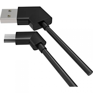 Renkforce USB 2.0 Csatlakozókábel [1x USB 2.0 dugó, A típus - 1x USB 2.0 dugó, mikro B típus] 1.00 m Fekete