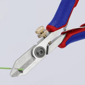 Elektronikai huzalcsupaszító olló, O 0,03-1 mm, Knipex 11 82 130