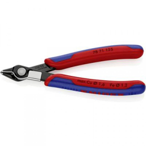 Electronic Super Knips, barnított, speciális szerszámacél fej, lágy/közepes huzal max.: O 1,6/1,2 mm, Knipex 78 71 125