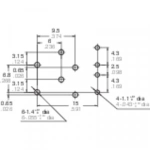 Autó relé 12 V/DC 2 váltó, NO 20 A / NC 10 A 14 V/DC, Panasonic ACT512