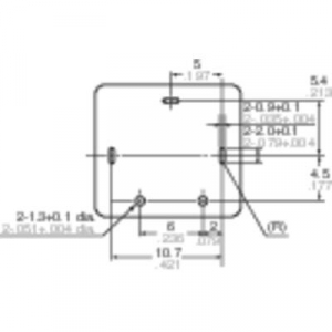 Autó relé 12 V/DC 1 váltó, NO 20 A / NC 10 A 14 V/DC, Panasonic CP112