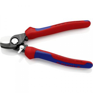 Kábelolló 165 mm, barnított, vágóérték: O 15 mm, Knipex 95 22 165