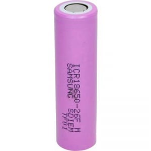 Speciális li-ion akku 18650 3,7 V 2550 mAh Samsung ICR18650-26