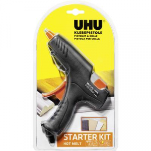 Melegragasztó pisztoly készlet, 11mm UHU Starter Kit Hot Melt